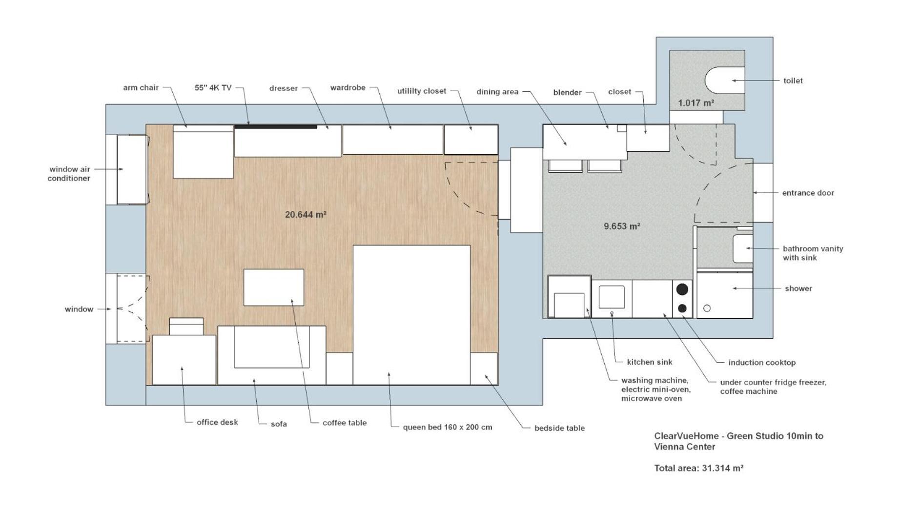 Clearvuehome - Green Studio 10Min To Vienna Center Экстерьер фото